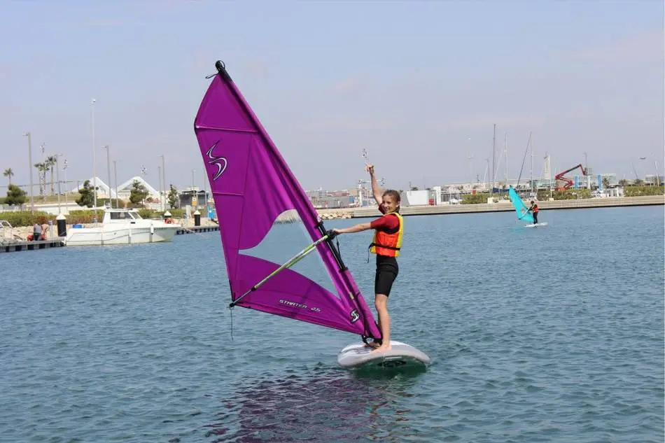 Clase de windsurf con Ocean Republik, Valencia
