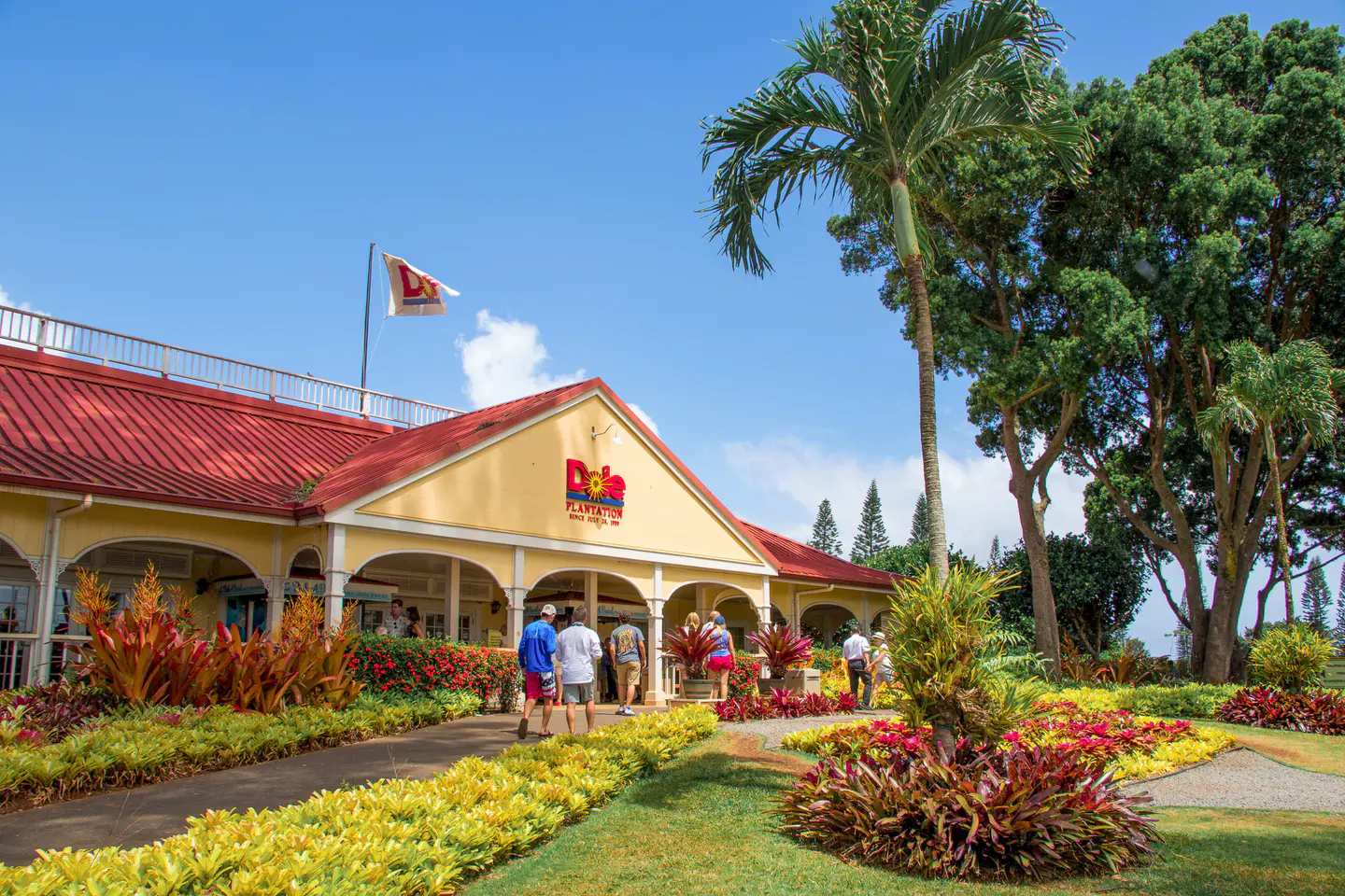 Jardines y edificio de Dole Plantation en Wahiawā, Oʻahu