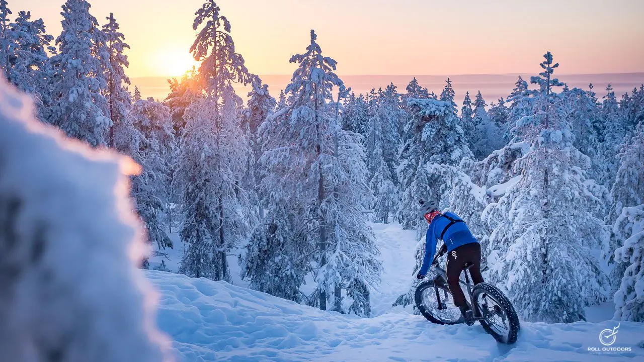 E-fatbike de invierno con Roll Outdoors, Rovaniemi