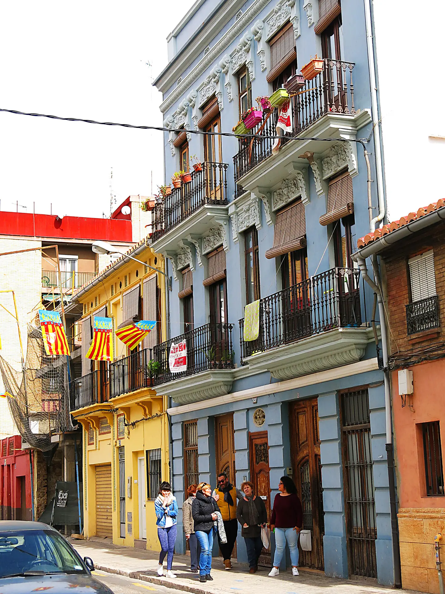 Detalle de Fachadas modernistas del Cabanyal, Valencia