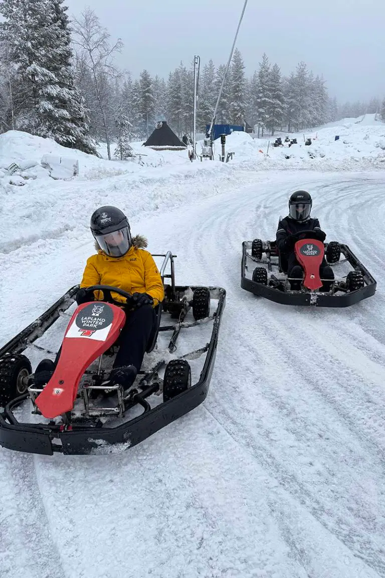 Ice karting en Lapland Winter Park, Rovaniemi