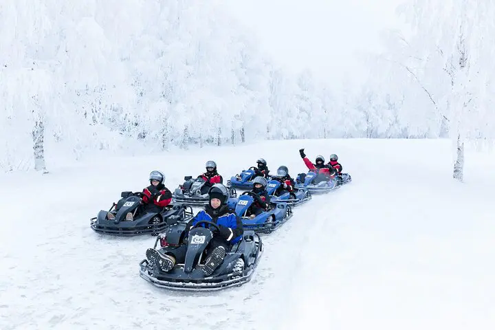 Ice karting en Lapland Winter Park, Rovaniemi