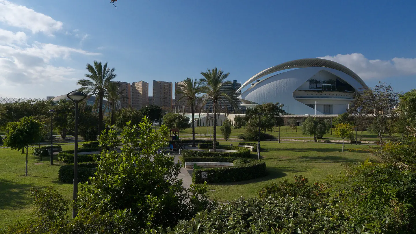 Vista de Jardín del Turia, Valencia
