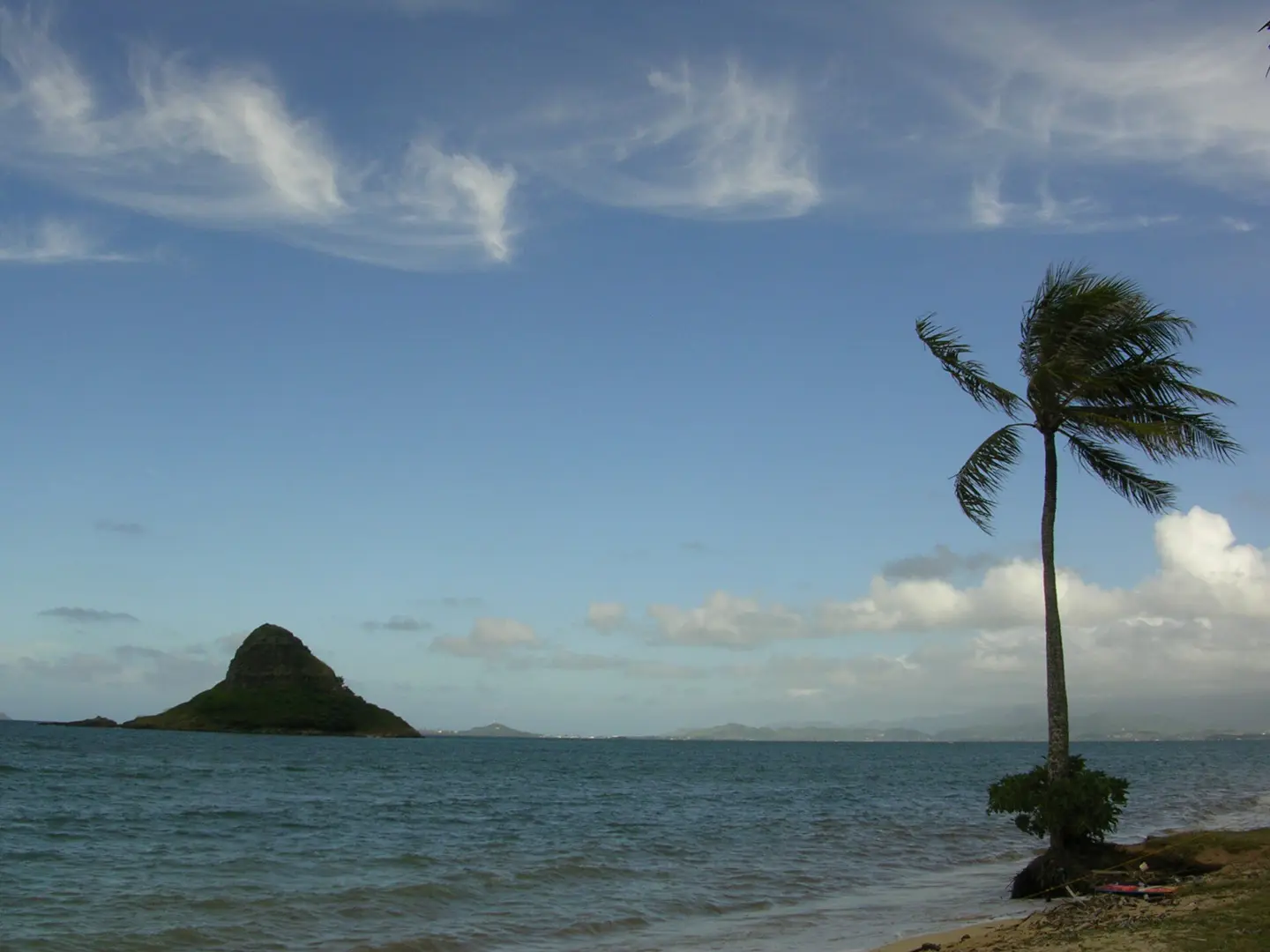 Islote Mokoliʻi visto desde Oʻahu