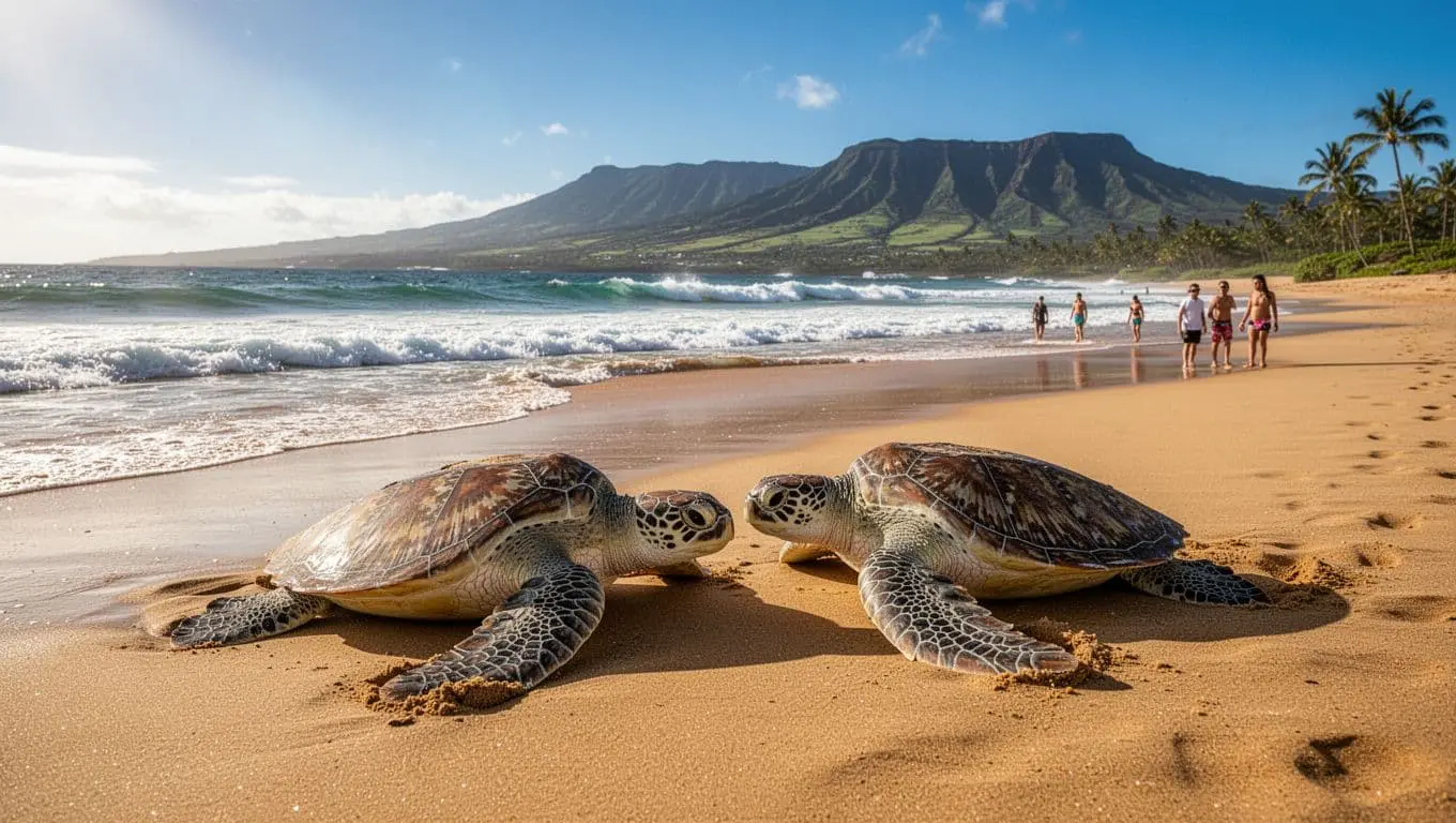 Laniakea Beach, Haleʻiwa