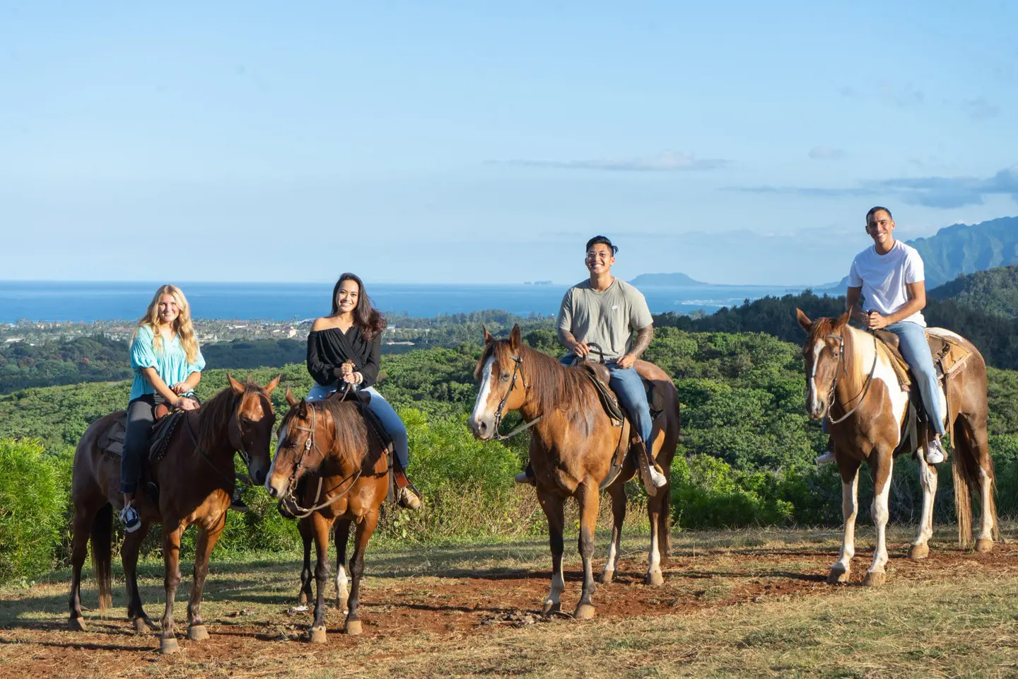Paseo a caballo con Gunstock Ranch, Kahuku