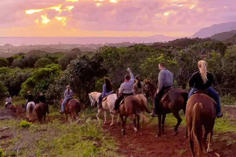 Paseo a caballo con Gunstock Ranch, Kahuku