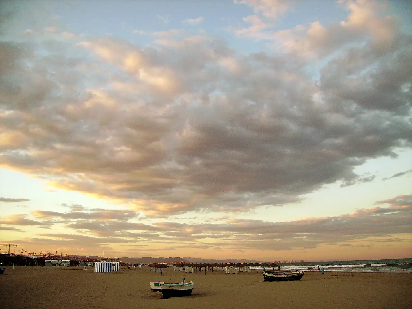 Vista de Playa de la Malvarrosa, Valencia
