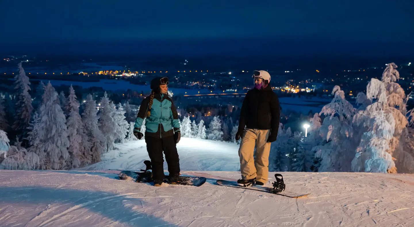 Esquí alpino en Ounasvaara, Rovaniemi