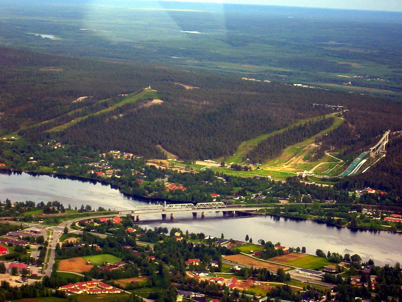 Detalle característico de Sendero de Ounasvaara y canchal Pirunpelto en Rovaniemi