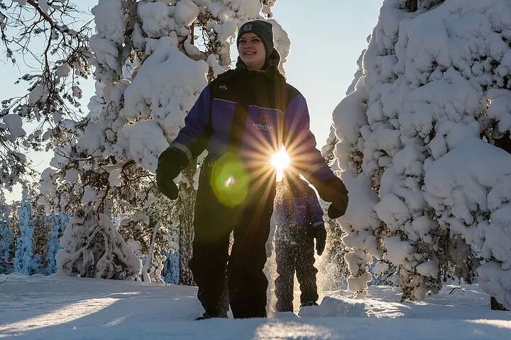 Ruta con raquetas de nieve con Safartica, Rovaniemi