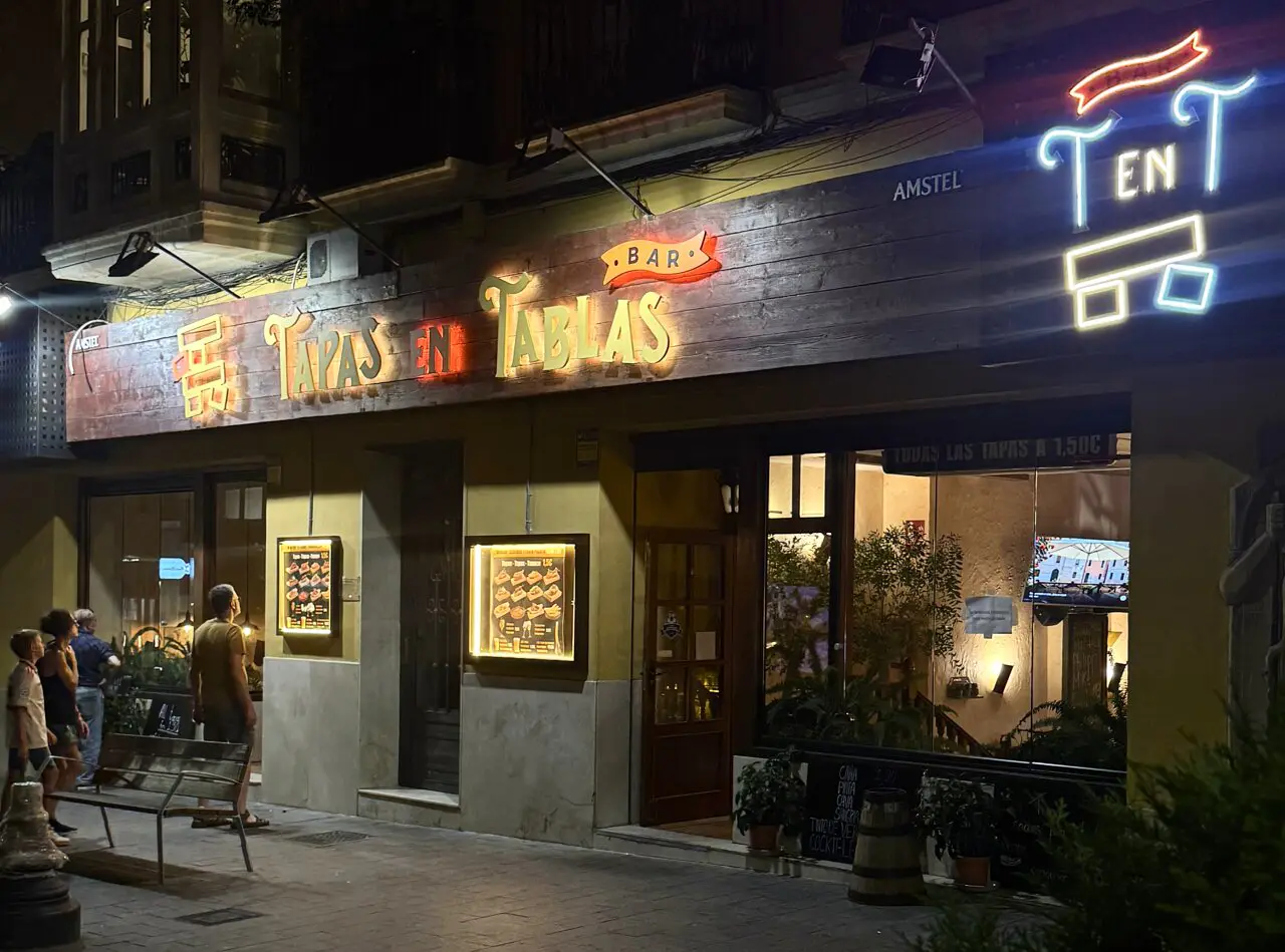 Tapas en Tablas, Alicante