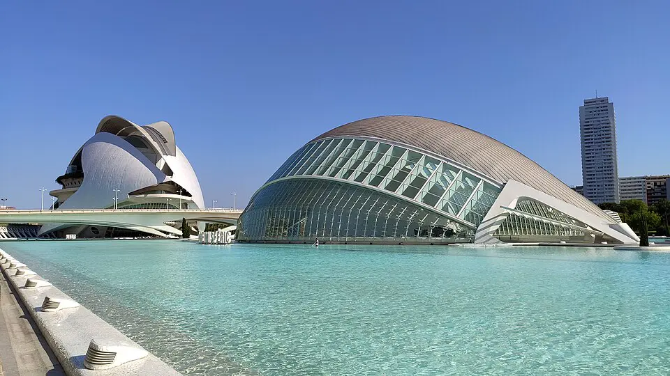 Vista completa de la Ciutat de les Arts i les Ciències, Valencia
