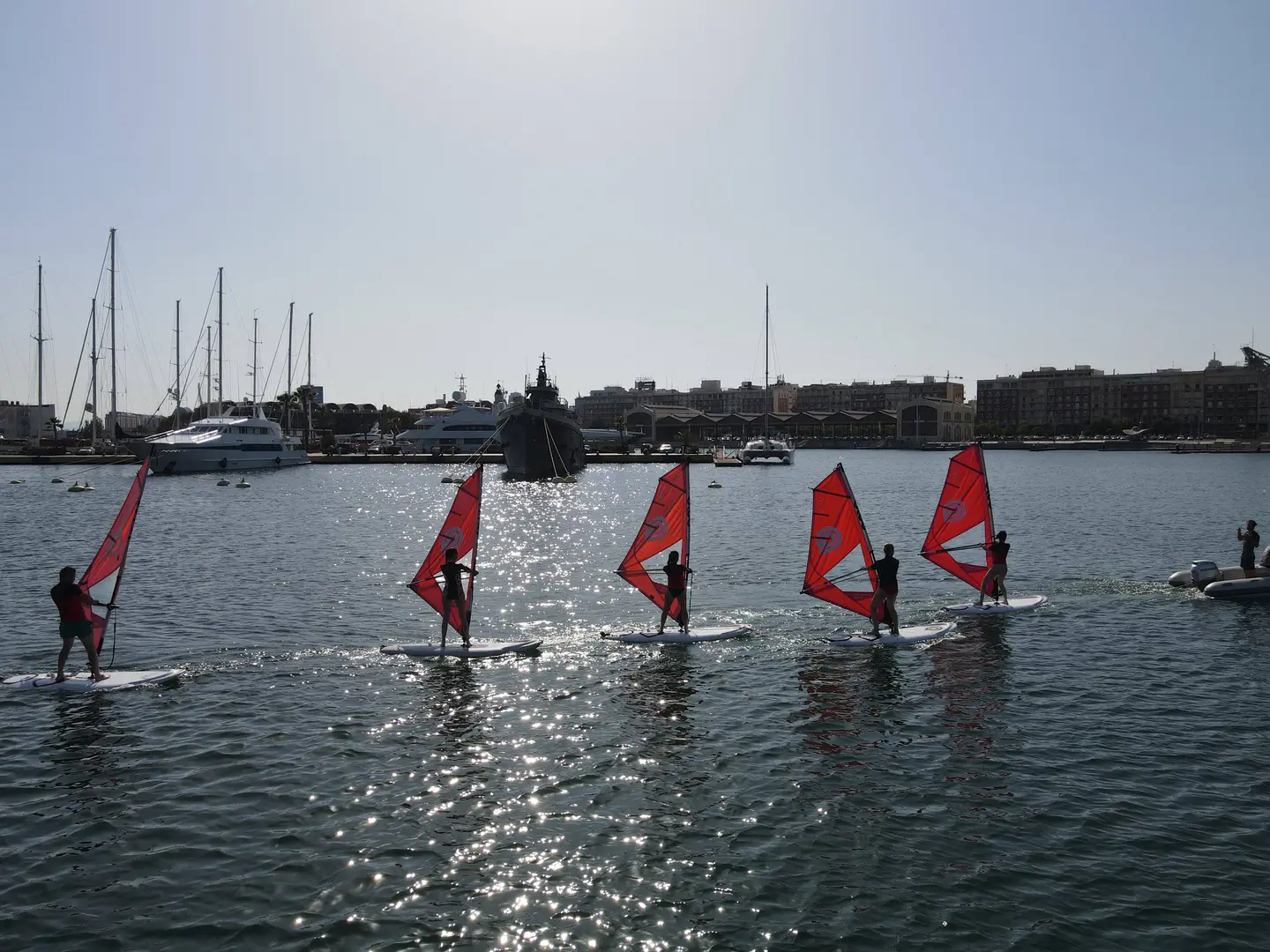 Clase de windsurf con Ocean Republik, Valencia