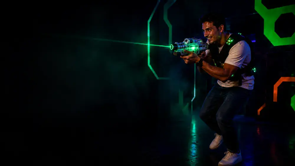 Laser tag en AlfaZone, Valencia